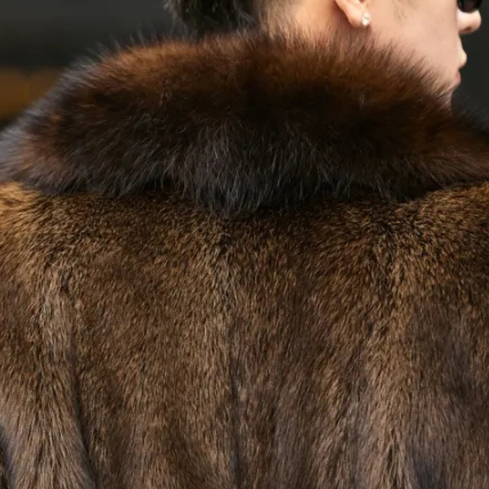 Timeless Men's Coat with Fur Look - Jules-Brown-S-The Livary
