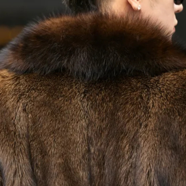 Timeless Men's Coat with Fur Look - Jules-Brown-S-The Livary