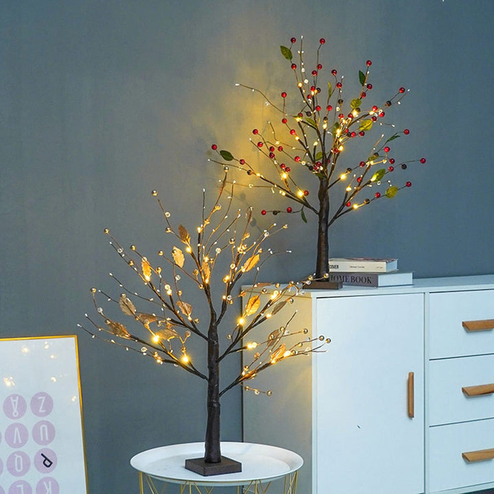 Atmospheric LED Spring Tree - LumaSpring-Red Currant-The Livary