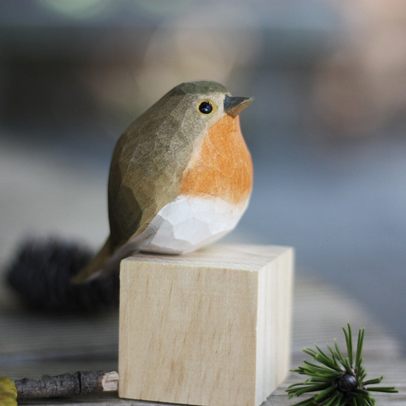 Handmade Wooden Birds - AuriBirds