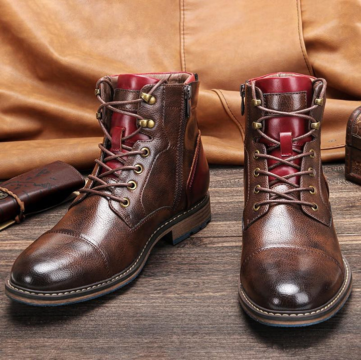 Brown Men's Oxford Boots – Jules-8-The Livary