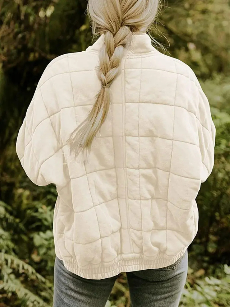 Oversized Padded Intermediate Jacket - Eliza-Dark grey-S-The Livary