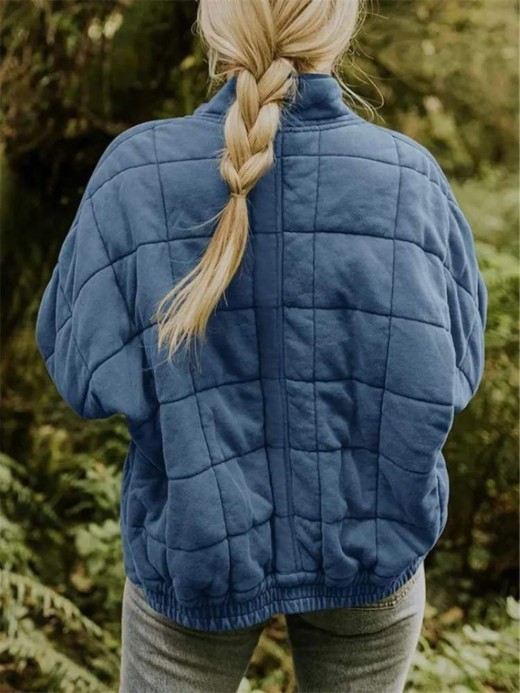 Oversized Padded Intermediate Jacket - Eliza-Dark grey-S-The Livary
