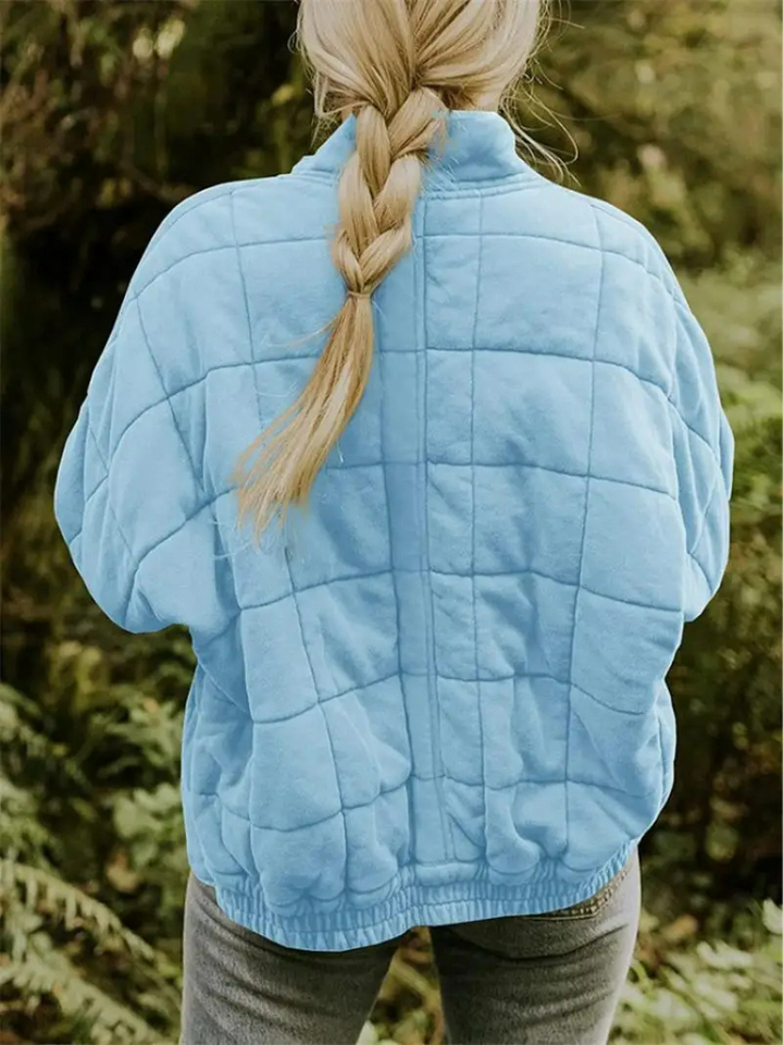 Oversized Padded Intermediate Jacket - Eliza-Dark grey-S-The Livary