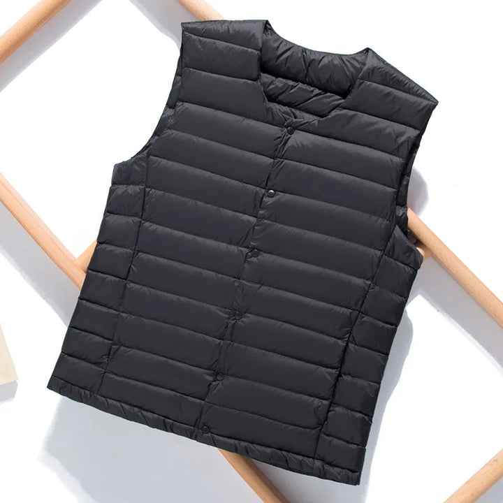Ultralight down vest for men – Laurent-Black-S-The Livary