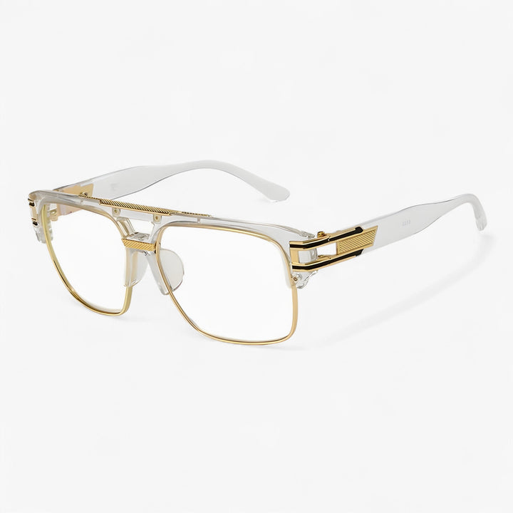 Classic Unisex Mirror Sunglasses – Lynor-Transparent-The Livary