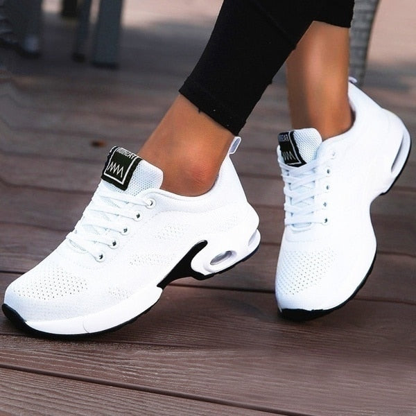 Comfortable & Breathable Orthopedic Women's Sneakers – Marlene-Black-3-The Livary
