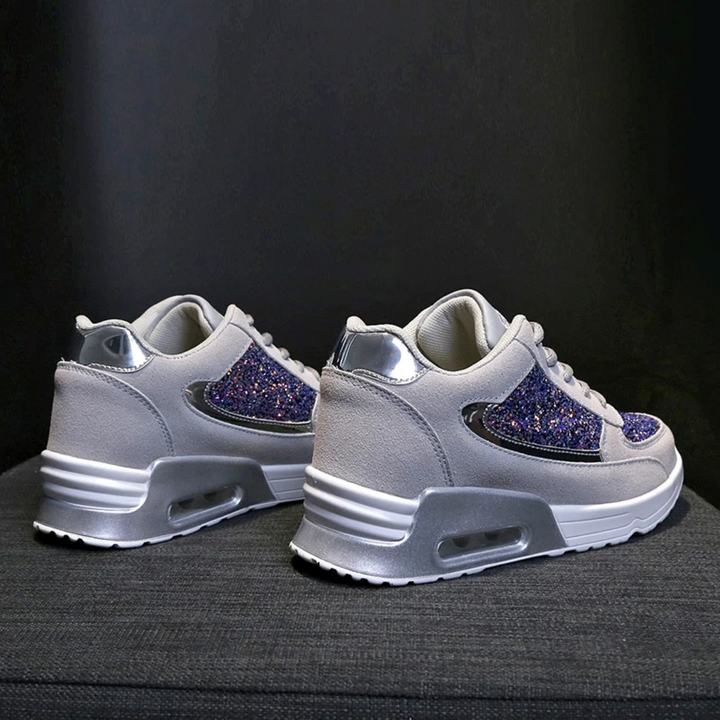 High Top Orthopaedic Women's Sneakers - ComfortStep-Black-2.5-The Livary