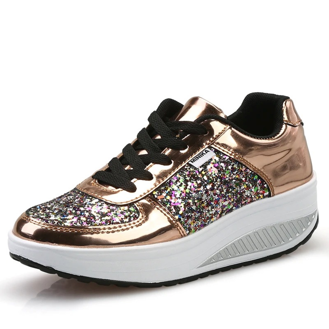 High Top Orthopaedic Women's Sneakers - ComfortStep-Gold-2.5-The Livary