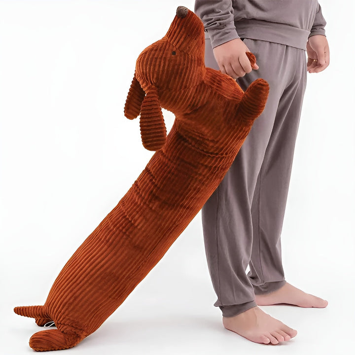 Plush Ergonomic Dachshund Cushion – DaxiRest-S (55cm)-The Livary