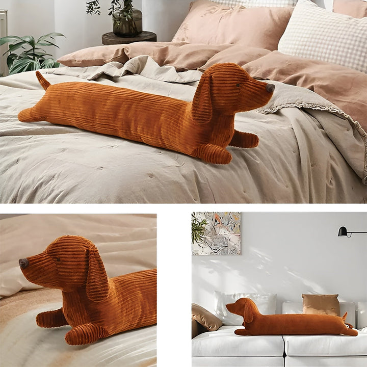 Plush Ergonomic Dachshund Cushion – DaxiRest-S (55cm)-The Livary