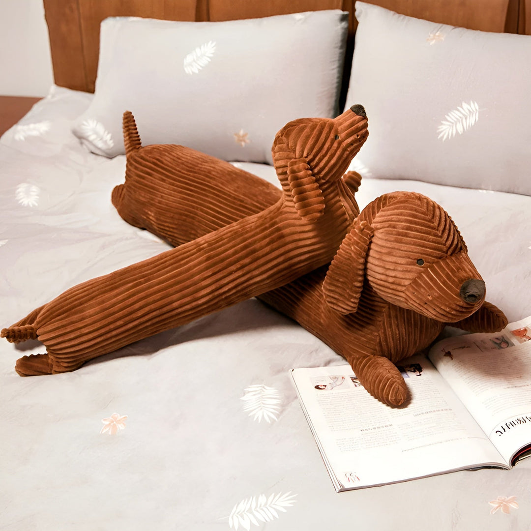 Plush Ergonomic Dachshund Cushion – DaxiRest-S (55cm)-The Livary