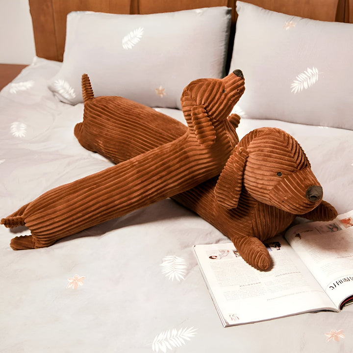 Plush Ergonomic Dachshund Cushion – DaxiRest-S (55cm)-The Livary