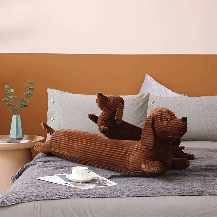 Plush Ergonomic Dachshund Cushion – DaxiRest-L (110cm)-The Livary