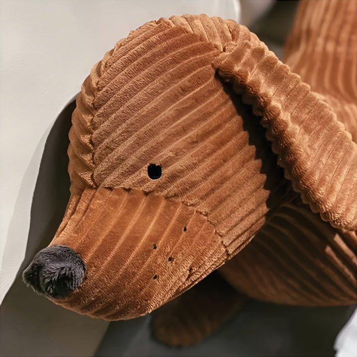 Plush Ergonomic Dachshund Cushion – DaxiRest-S (55cm)-The Livary