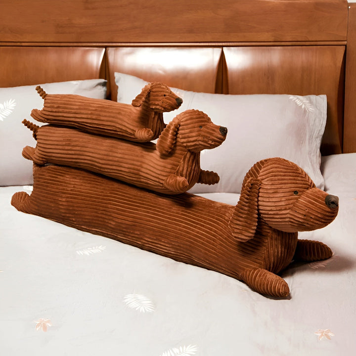Plush Ergonomic Dachshund Cushion – DaxiRest-M (70cm)-The Livary