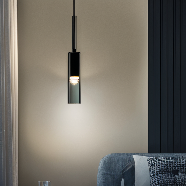 Minimalist Wall Lamp with Smoke Glass - Orvane-The Livary