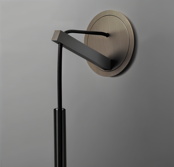 Minimalist Wall Lamp with Smoke Glass - Orvane-The Livary