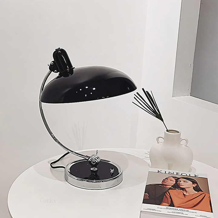 Adjustable Vintage Iron Desk Lamp – Virella-Black-The Livary