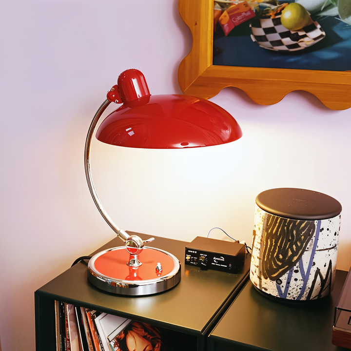 Adjustable Vintage Iron Desk Lamp – Virella-Black-The Livary
