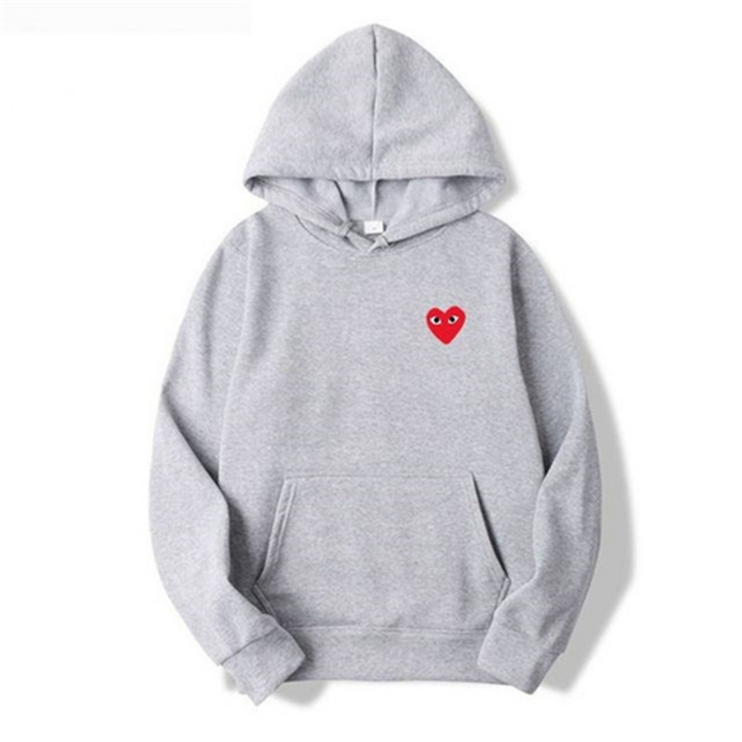 Ladies' Hoodie with Heart-Shaped Logo - Nina-Black-S-The Livary