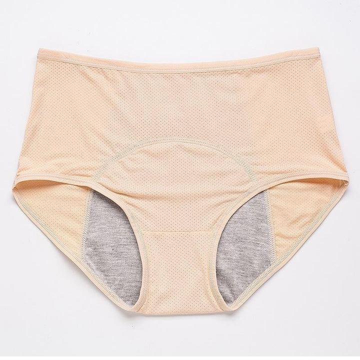 Reliable Menstrual Underwear for Daily Protection - Noor (1+1 FREE)-1+1 FREE (Beige)-S (28–30 inches)-The Livary