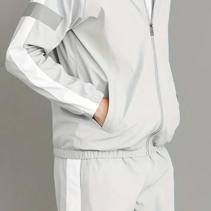 Sporty and Comfortable Tracksuit for Men - Milan-Black-S-The Livary