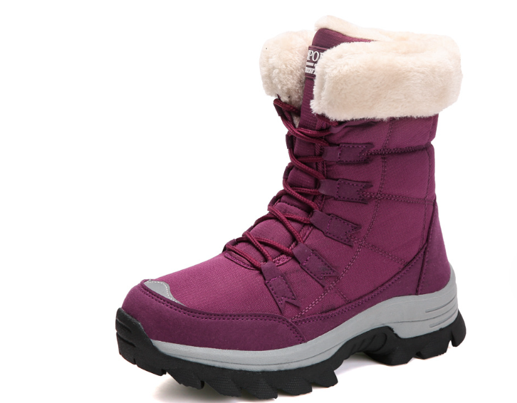 Fleece Lined Warm Snow Boots for Women - Eva