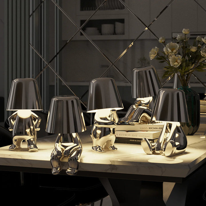 Lighting lamp for Thinkers - BrightMind-Gold-Mr. Wat-The Livary