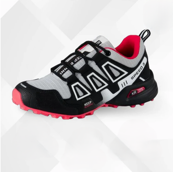 Orthopaedic trekking and hiking shoes - Alpena-Black-Blue-2.5-The Livary