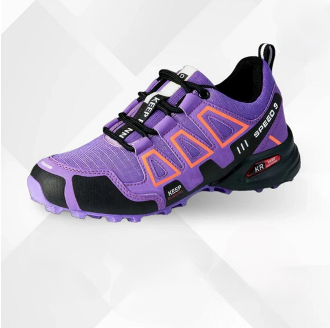 Orthopaedic trekking and hiking shoes - Alpena-Purple-2.5-The Livary