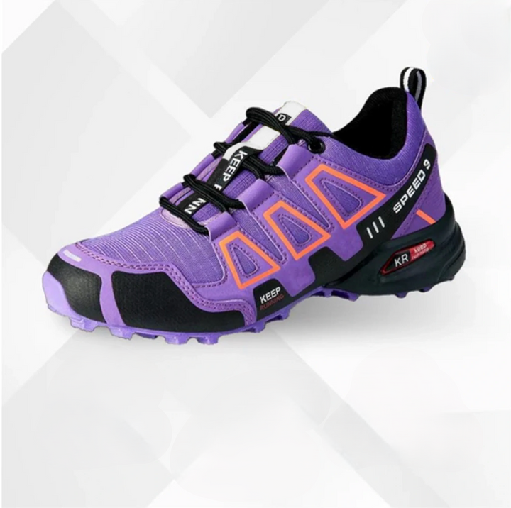Orthopaedic trekking and hiking shoes - Alpena-Purple-2.5-The Livary