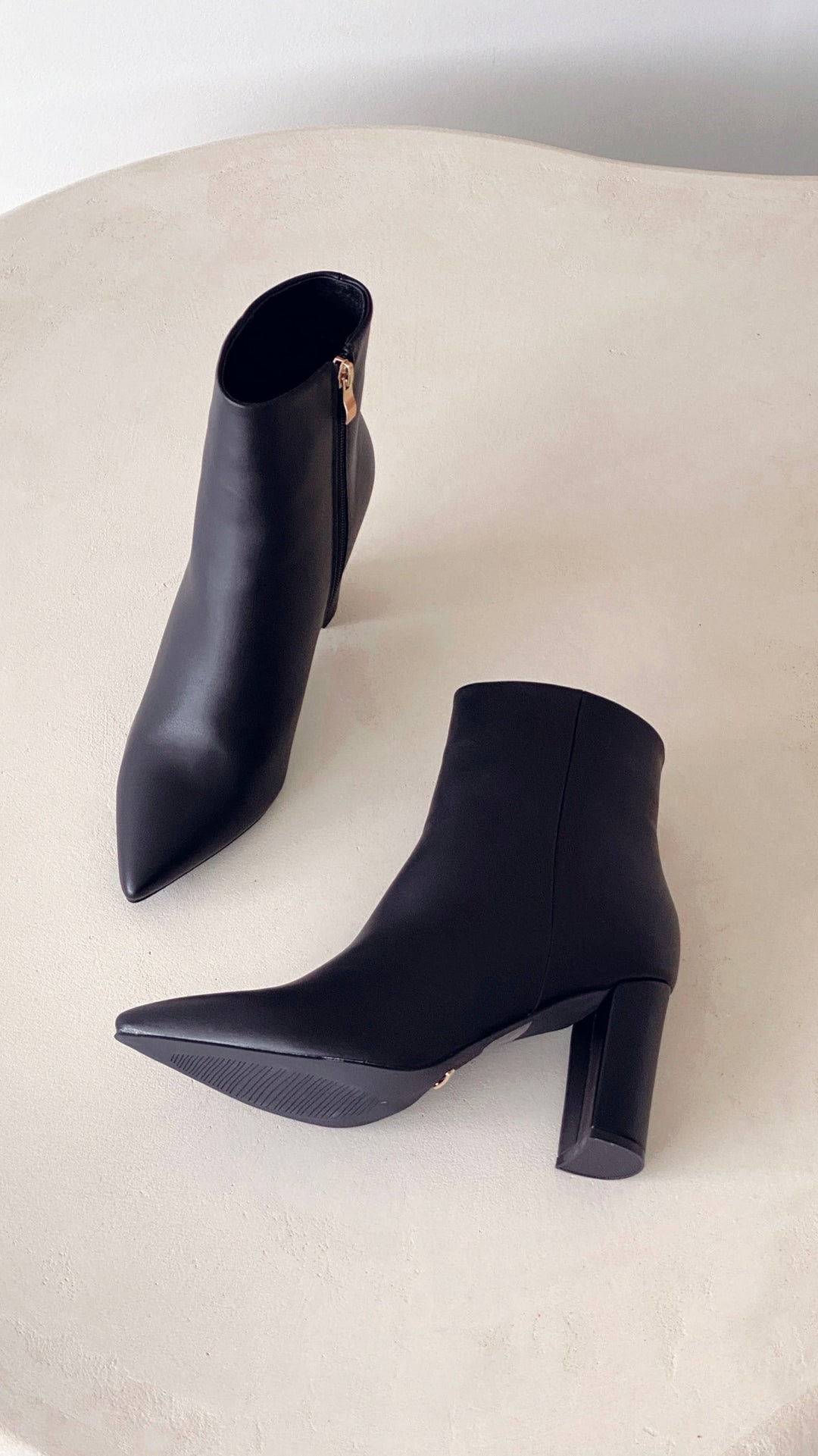 Fashionable Casual Ankle Boots - Elonette-Brown-3-The Livary