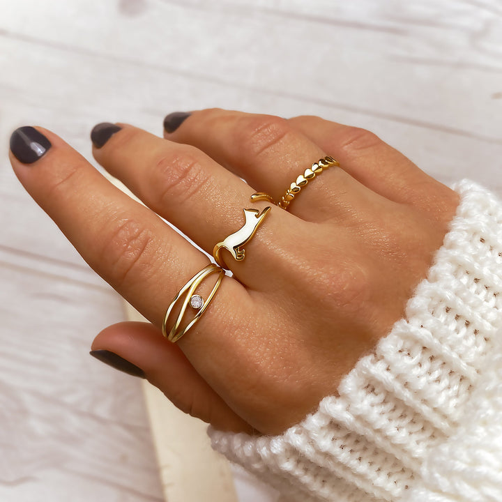 Hartjesring - Aurora-Silver-5-The Livary
