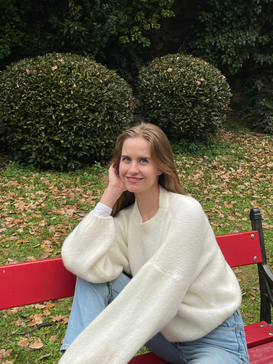 Soft Women's Sweater with Loose Fit - Aurena-Blue-XS/S-The Livary