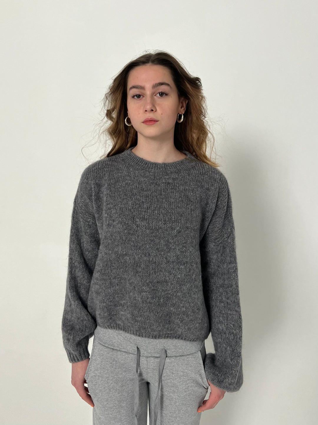 Soft Women's Sweater with Loose Fit - Aurena-Blue-XS/S-The Livary