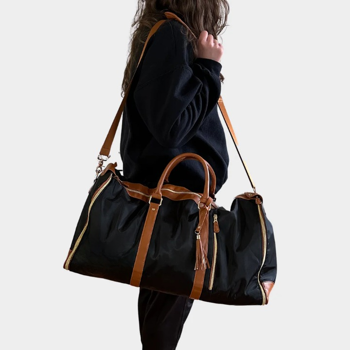 Compact & Luxury Travel Bag – Isabelle-Black-The Livary