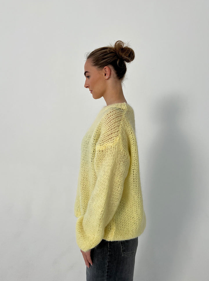 Luxury Comfortable Women's Sweater - Lunovia-Yellow-XS/S-The Livary