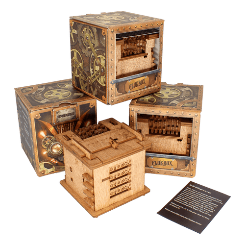 Interactive Wooden Escape Puzzle Box – MindVault-Schrödinger's Cat-The Livary