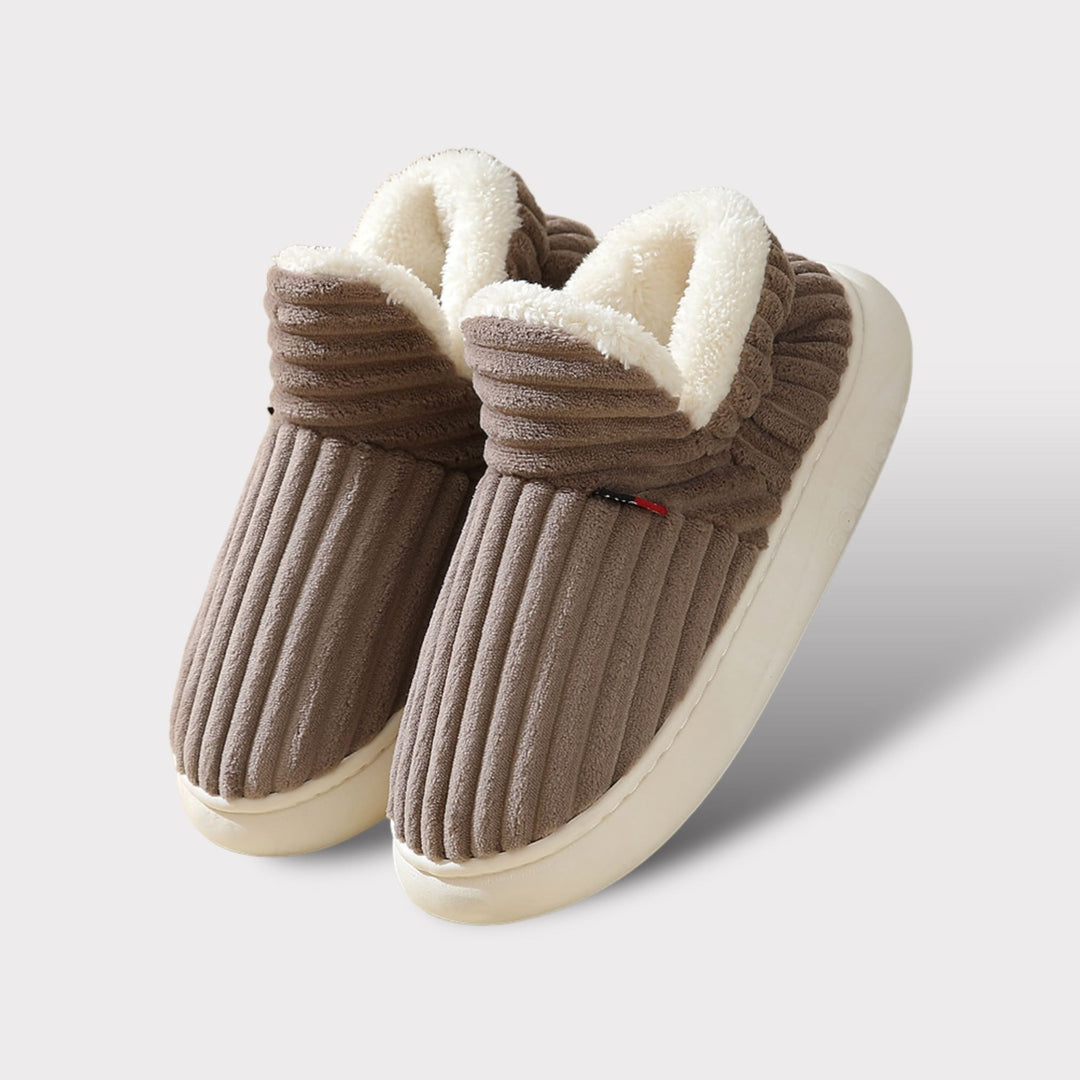 Luxury Winter Slippers - Elise-Brown-3.5-4.0-The Livary