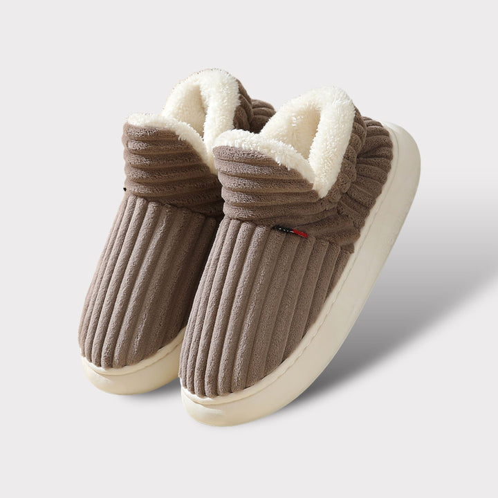 Luxury Winter Slippers - Elise-Brown-3.5-4.0-The Livary