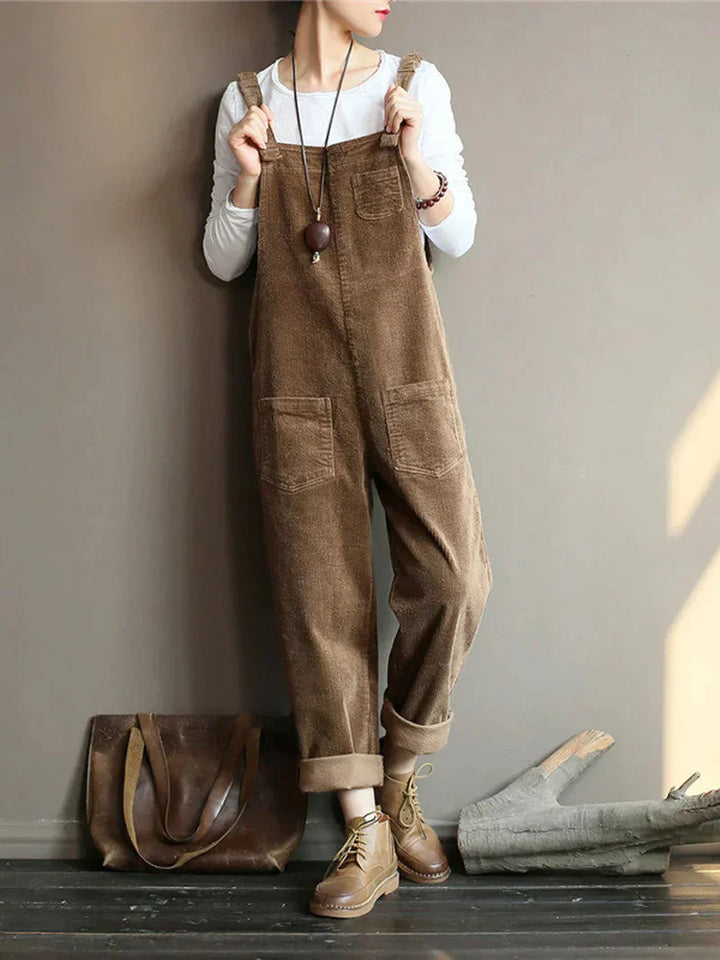 Breathable Denim Overall - Nova-Brown-S-The Livary