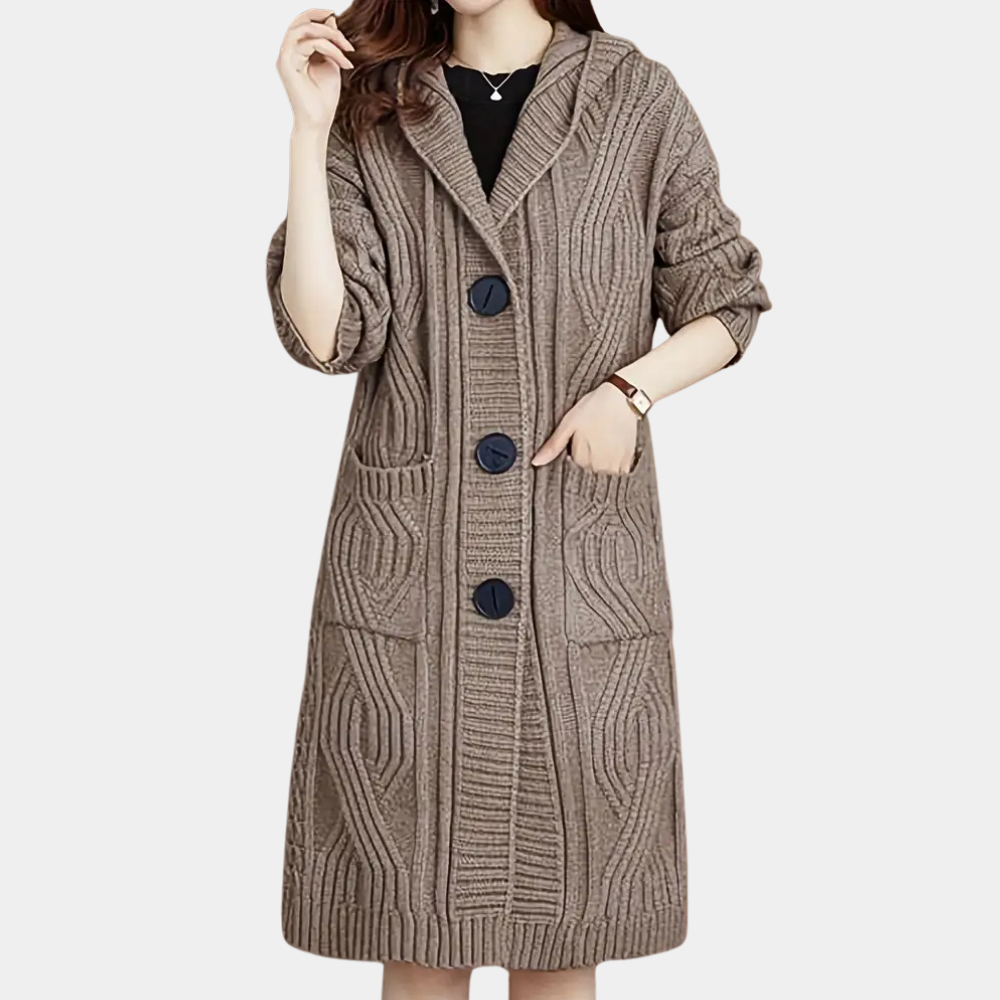 Comfortable Knitted Cardigan for Women - Mira-XS-The Livary
