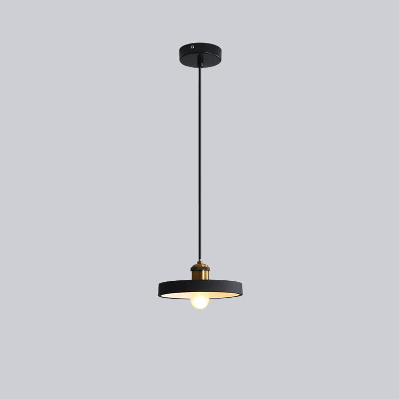 Stylish Morandi Design LED Pendant Light - MoraGlow-D-Black-The Livary