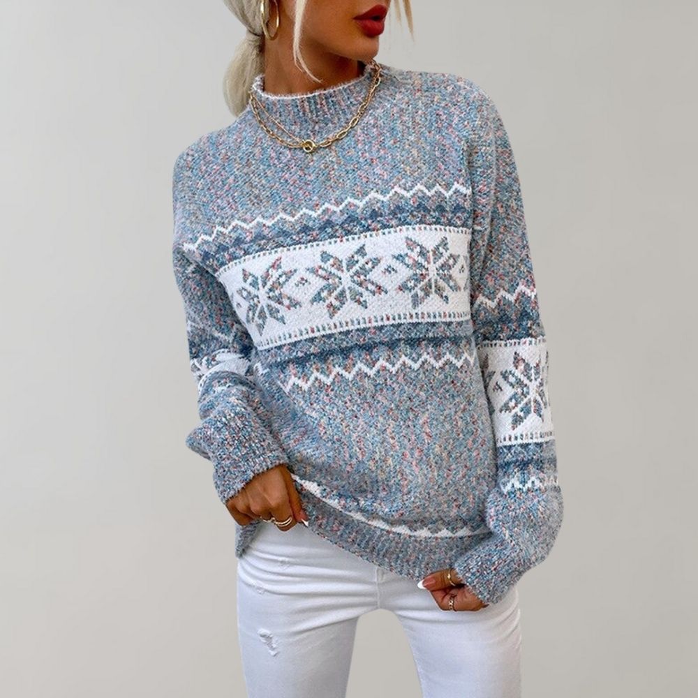Ladies' sweater - Elara-Blue-XS-The Livary
