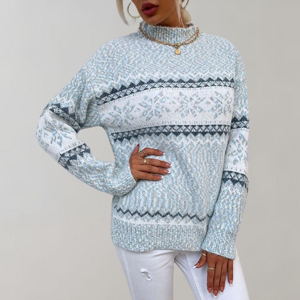 Ladies' sweater - Elara-Heavenly blue-XS-The Livary