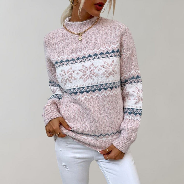 Ladies' sweater - Elara-Light Pink-XS-The Livary