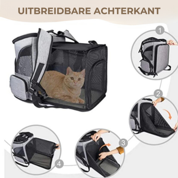 Cat backpack - PurrPack™-Grey-The Livary