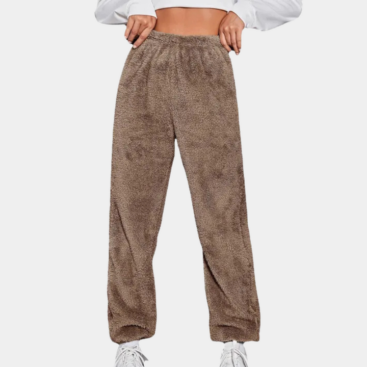 Soft and Comfortable Lounge Pants for Women - Yara-Brown-XS-The Livary