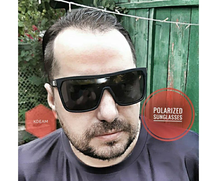 Men's sunglasses with UV protection and flexible frame – Jonas-Blue-The Livary